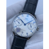 (준비완료/특급배송/예상수령5일)NO.274/ZF공장 IWC 포르투기즈 부엉이 화이트다이얼 블루핸즈