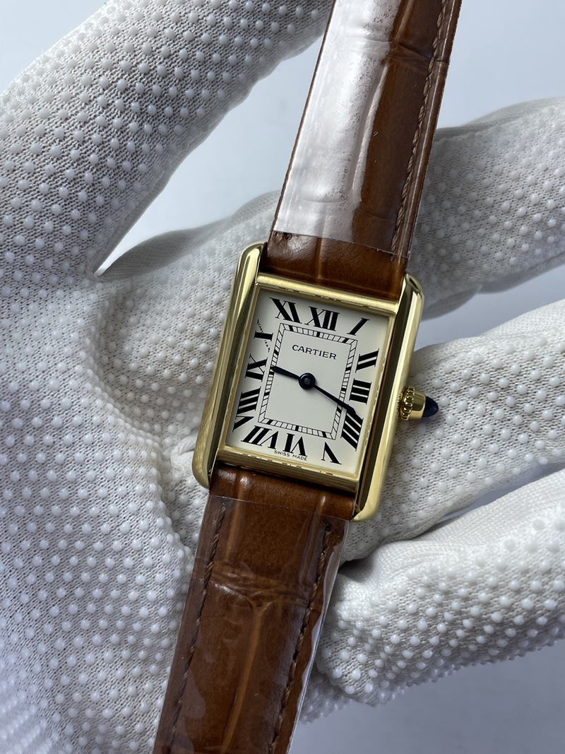 (준비완료/특급배송)NO.2337/ AF공장 까르띠에 탱크머스트 22미리 스몰사이즈 로즈골드