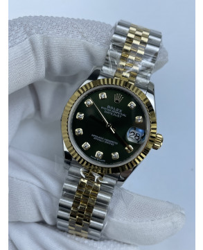 (준비완료/특급배송)NO.2520/롤렉스 데이저스트 31mm 여성용 시계 그린다이얼 (할인판매)