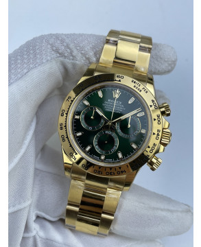 (준비완료/특급배송)NO.2857/VS공장 롤렉스 데이토나 옐로우골드금통 그린 다이얼 헐크