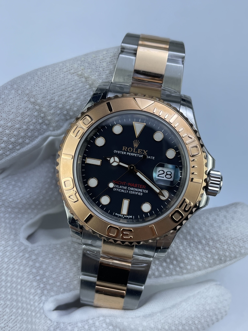 (준비완료/특급배송 할인판매)NO.3062/VS공장 요트마스터 블랙 콤비 3135풀카피 클론무브