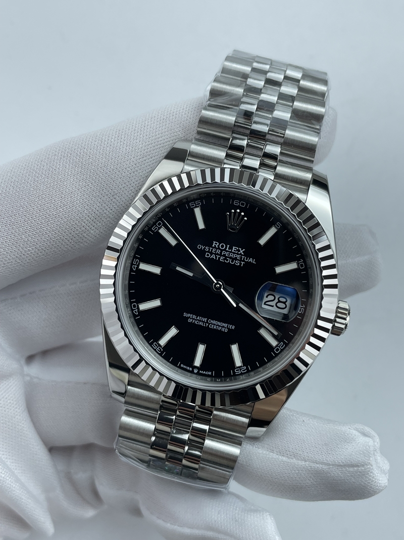 (준비완료/특급배송)NO.3585/롤렉스 데이저스트 126334 41미리 블랙다이얼 바인덱스 QP공장
